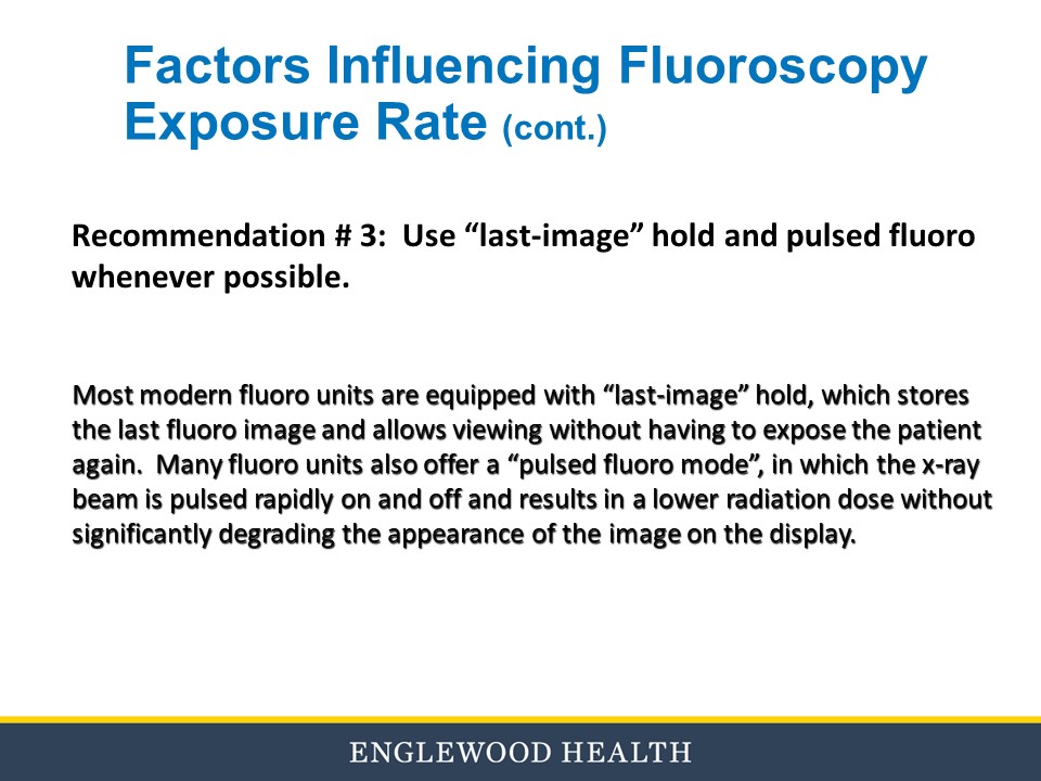 Fluoroscopy education slide 8