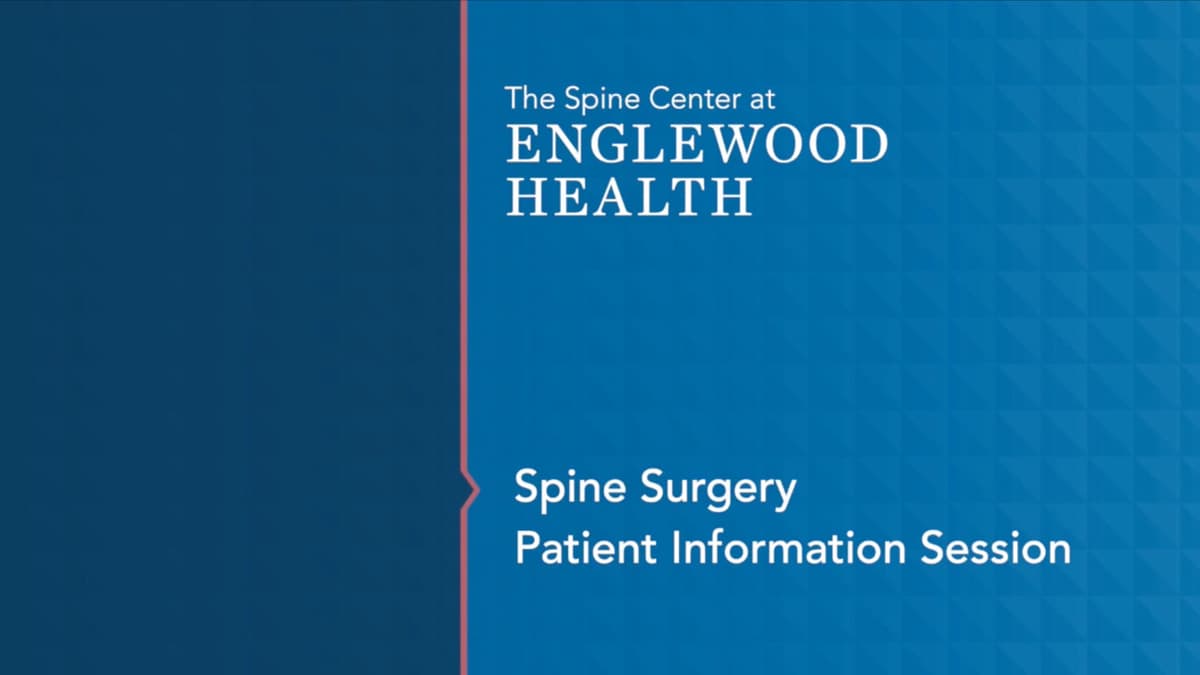 Empiece vídeo: Spine Surgery Education Video