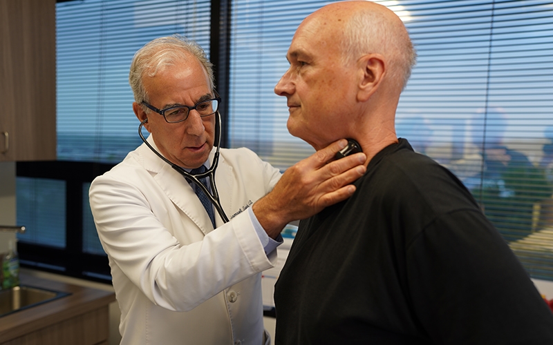 Doctor consulting patient