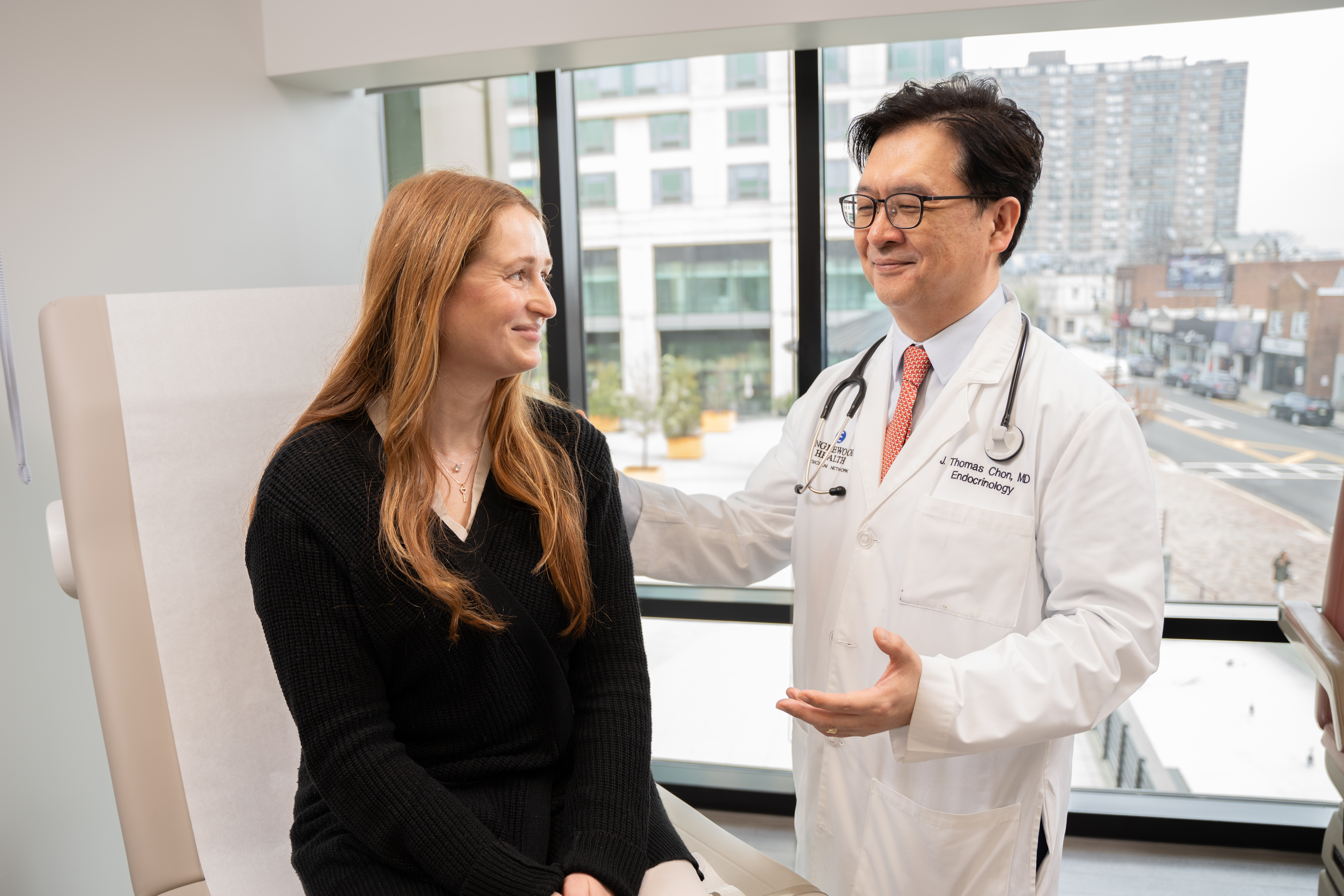 Doctor consulting patient