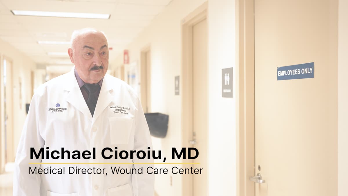 Play video now: Dr. Michael Cioroiu – Wound Care