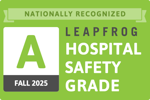 Leapfrog Hospital Safety Grade 'A' Fall 2025