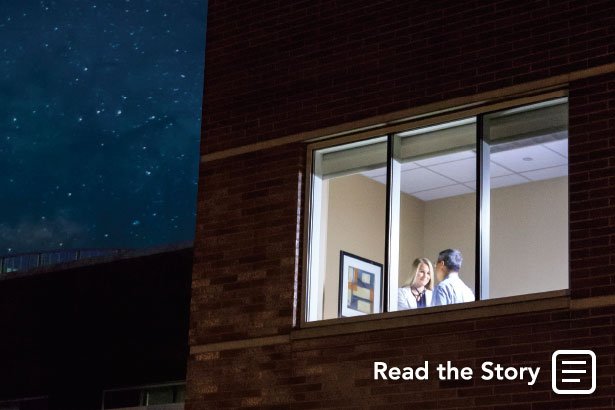 Provider office at night: primary care designed for your busy life