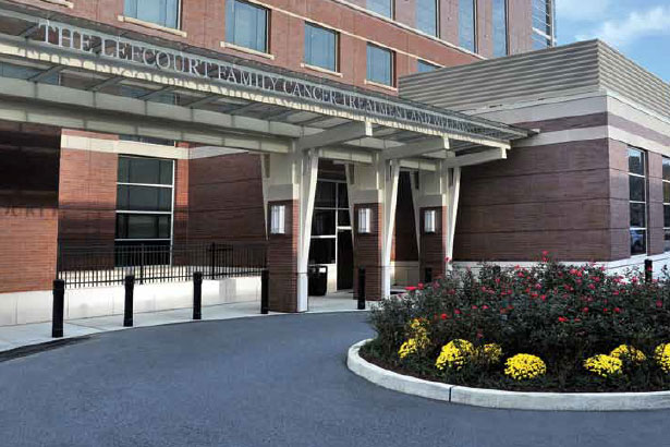 Lefcourt Family Cancer Treatment and Wellness Center entrance