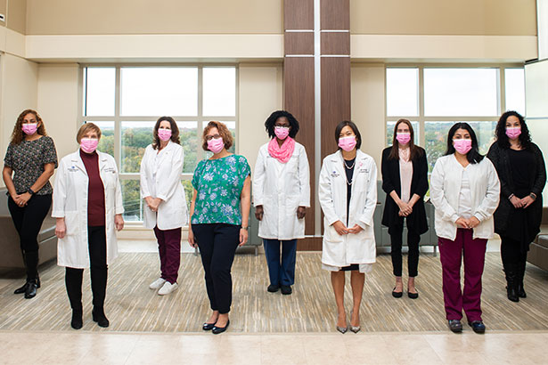The Englewood Health breast surgical services team