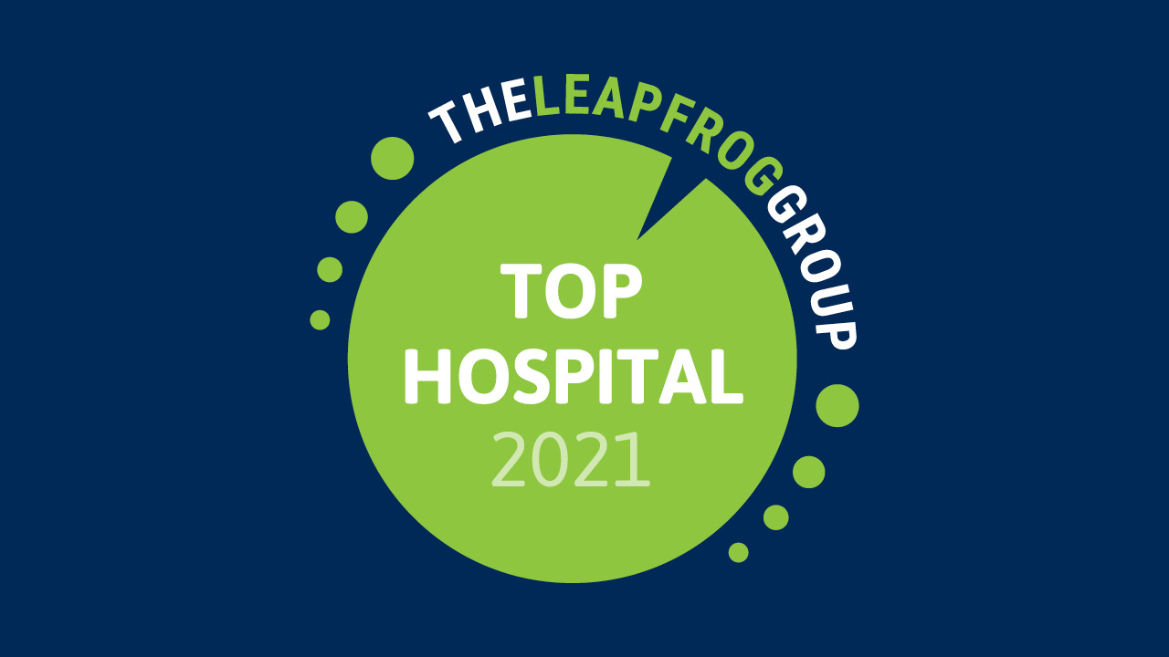 The Leapfrog Group Top Hospital 2021 badge
