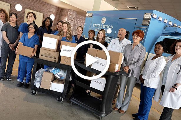 Video: Englewood Health Donates Supplies to Support Ukraine