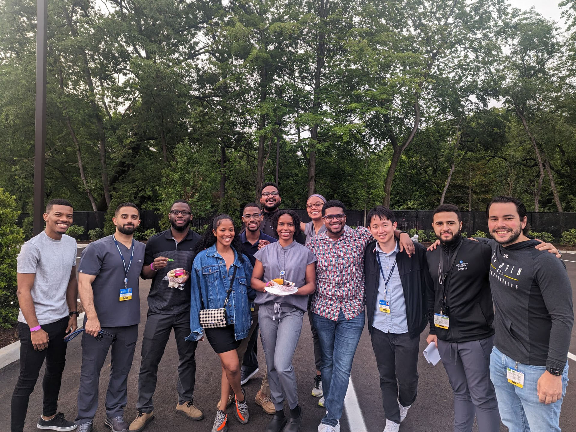 Our welcome BBQ is also a farewell to our graduating PGY3s.