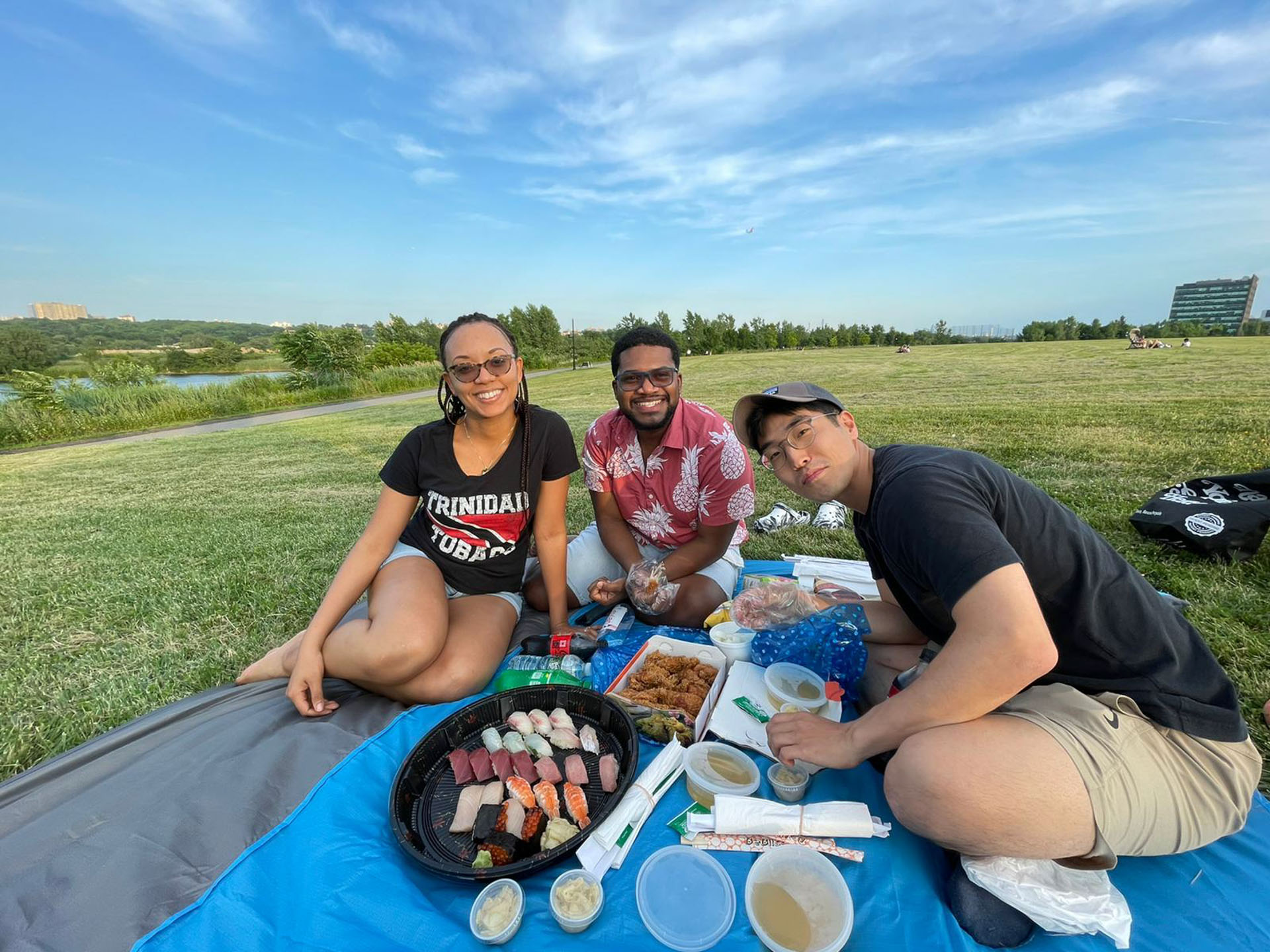 Summer picnic at Overpeck Park.